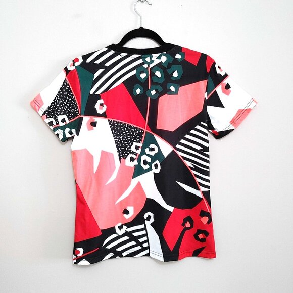 Adidas x Farm Rio Graphic All Over Print T-Shirt Tee Womens Medium - Picture 3 of 6